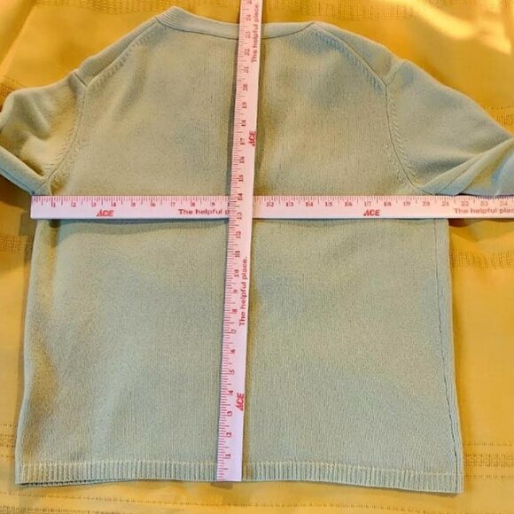 John Patrick pale green cardigan, "as is" - Picture 6 of 8